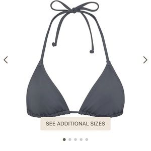 Skims Triangle Top in Gunmetal